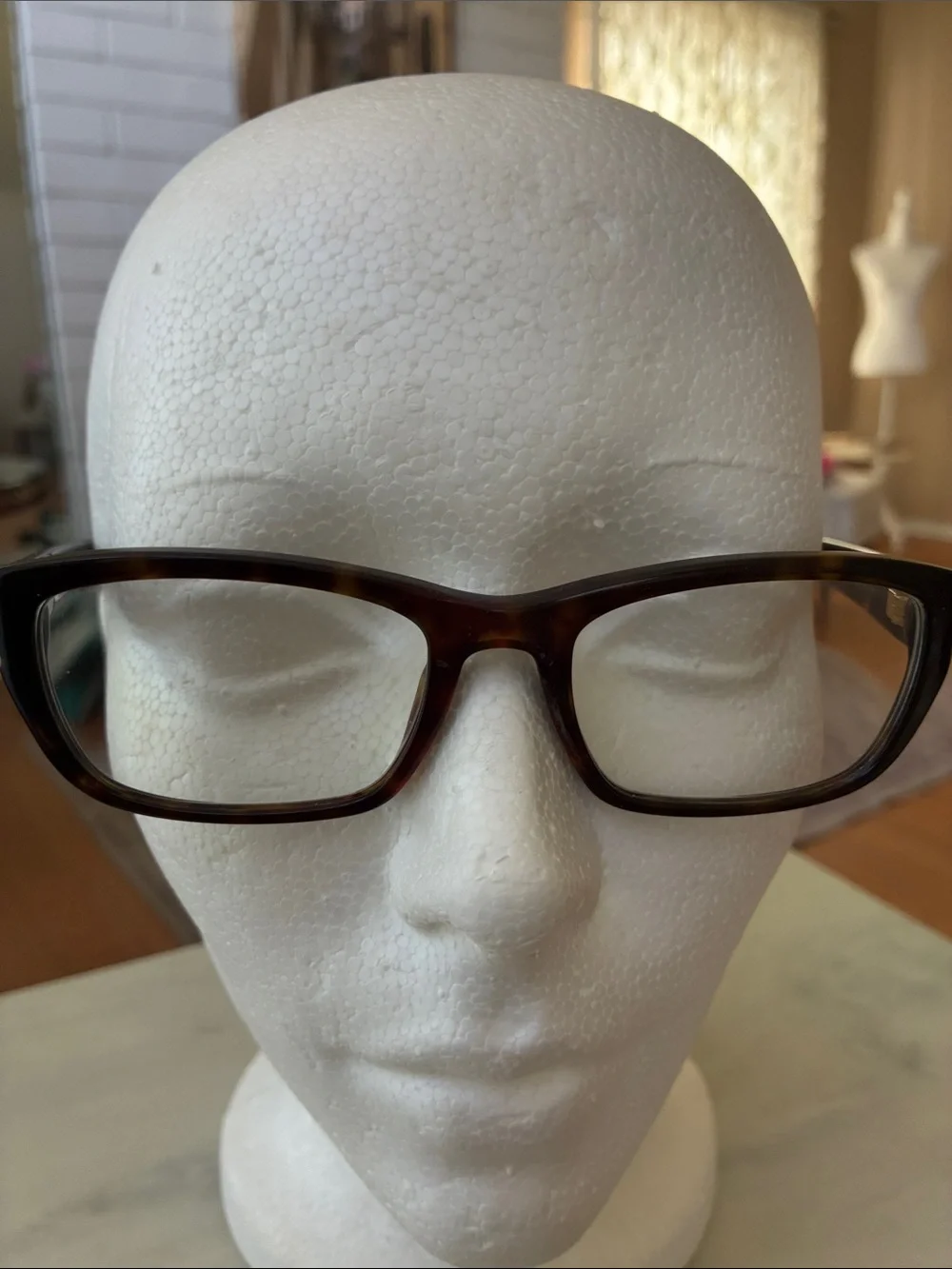 Prada VPR 18O Tortoise Havana Eyeglasses Frames 52-18-135